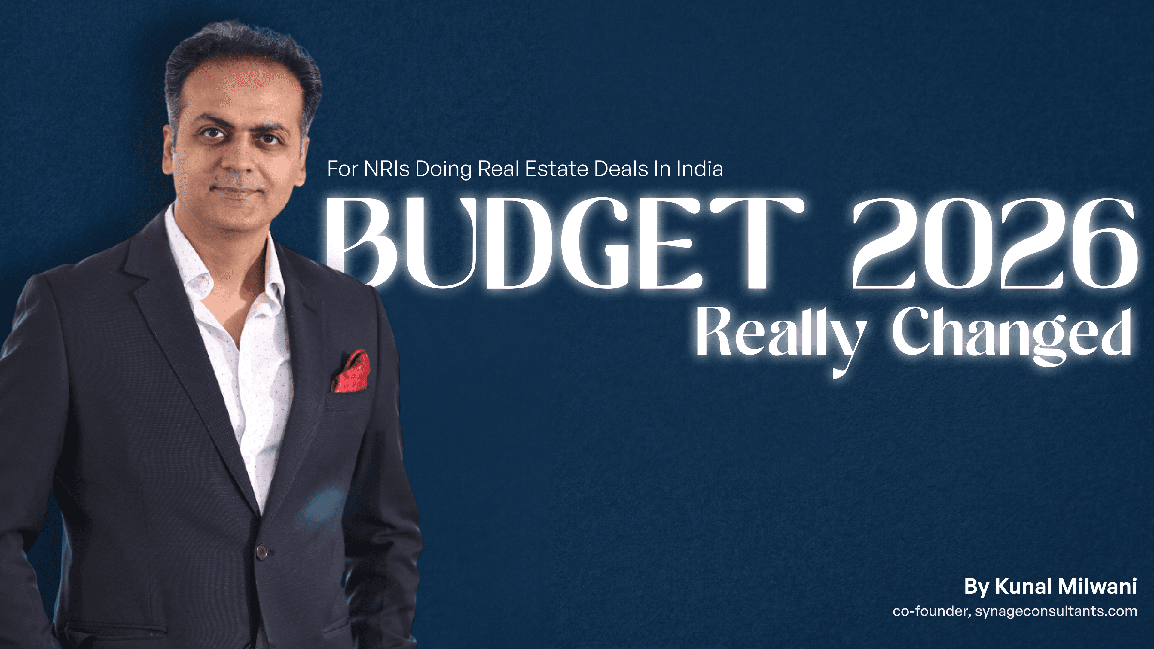 Kunal Milwani real estate authority post