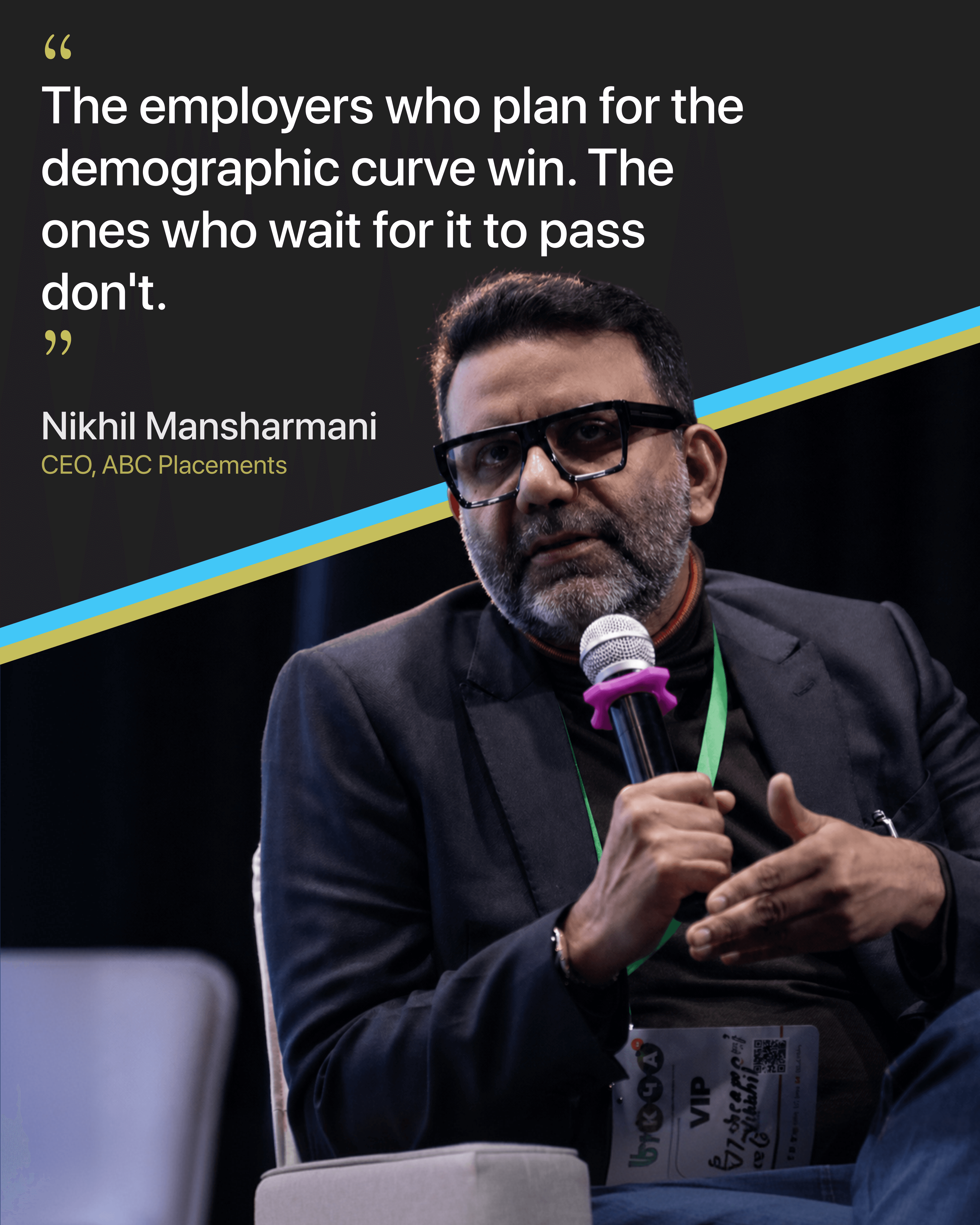 Nikhil Mansharmani LinkedIn personal branding post creative