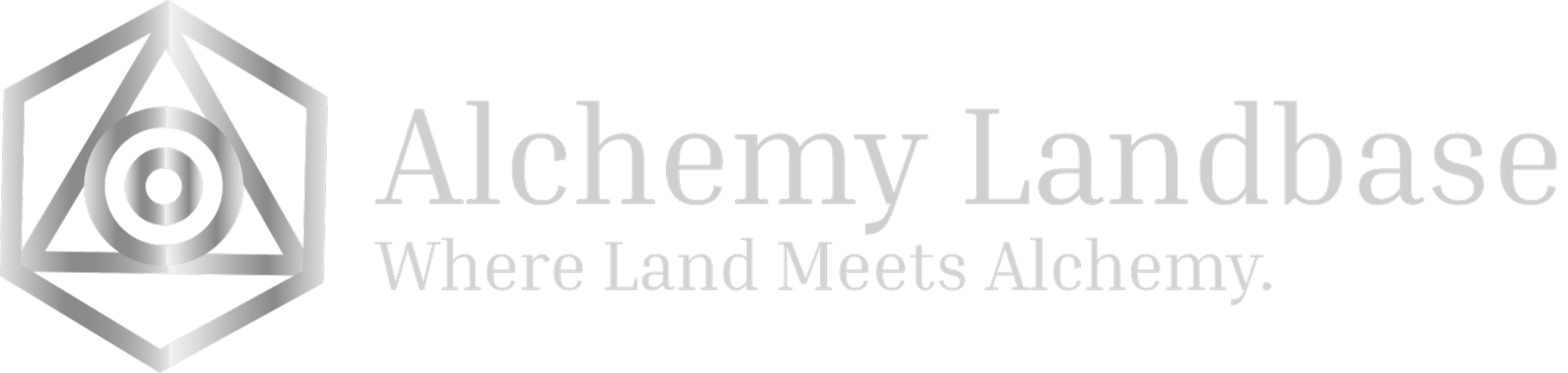Alchemy Landbase black and white brand asset